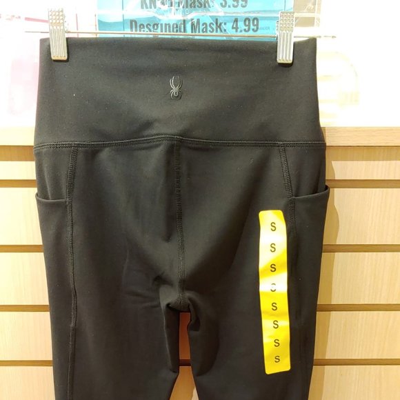 Spyder Women Performance High Rise Tight--Black - Picture 5 of 8